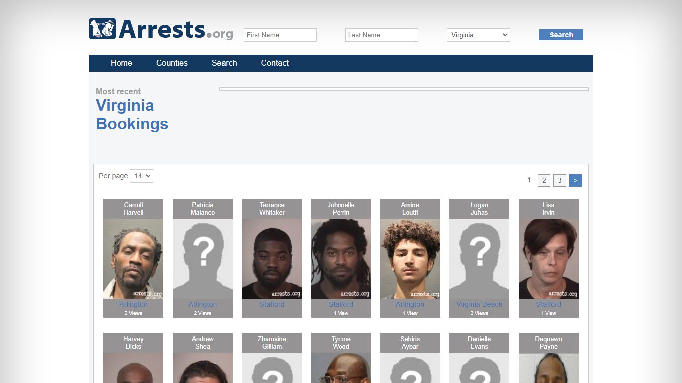 Virginia Arrests and Inmate Search