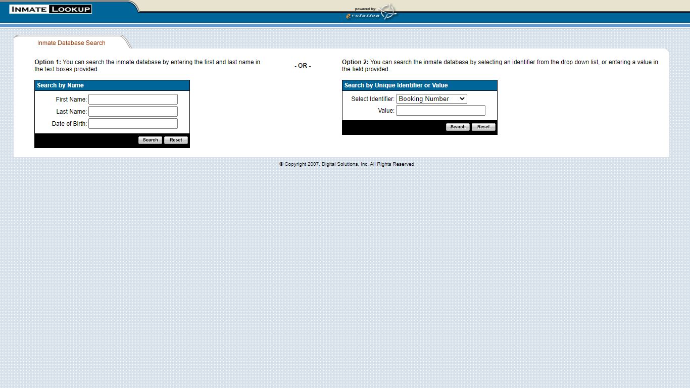 Inmate Lookup Tool